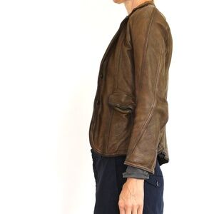Giorgio Brato leather jacket made in Italy